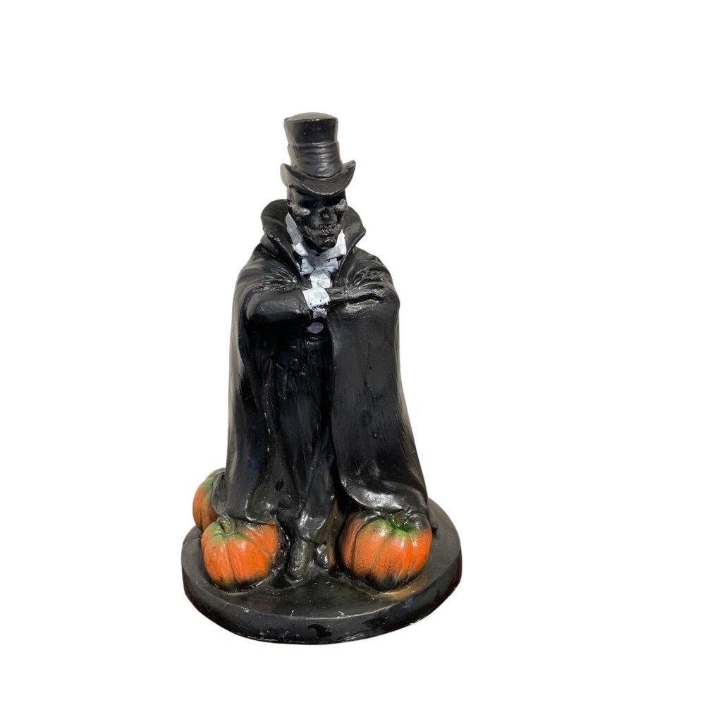 VTG  Blow Mold Skeleton Reaper With Pumpkins By The Paper Magic Group 1996 - 9.5